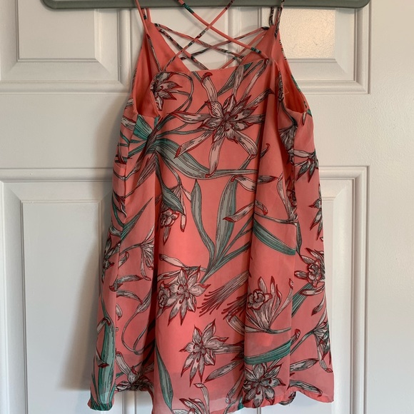Floral Print Strappy Top - Picture 3 of 3